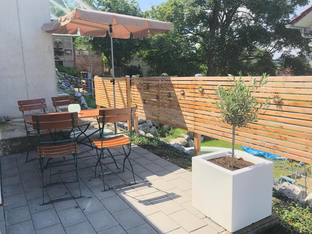 LÜFTLE neue gemütliche große Familien Ferienwohnung im Allgäu Wolfegg Exterior foto